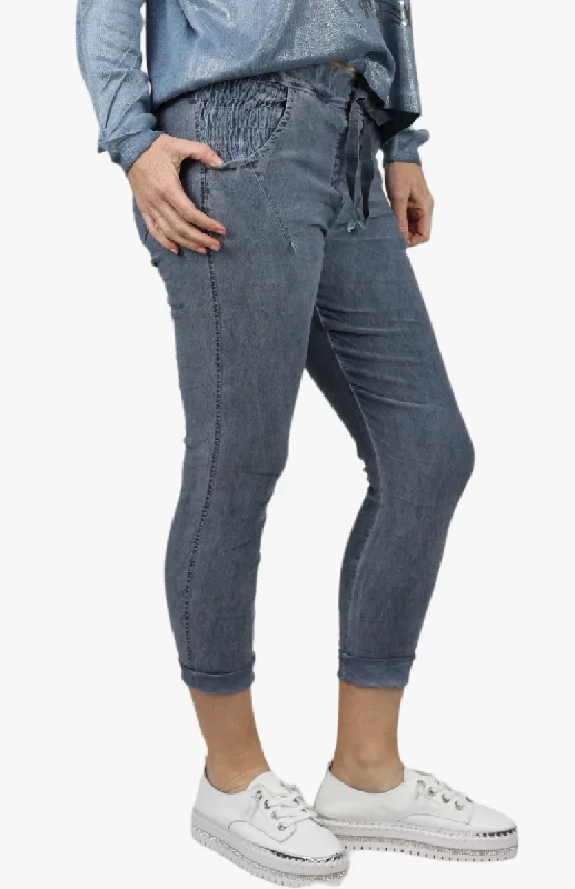 TIFF cotton stretch pants Formal Linen Trousers