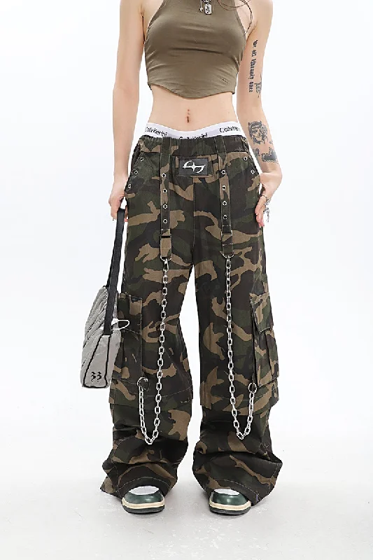 Genesis Army Green Camouflage Solid Color Straight Leg Chain Link Baggy Pants Cozy Maternity Pants Genesis Army Green Camouflage Solid Color Straight Leg Chain Link Baggy Pants Cozy Maternity Pants