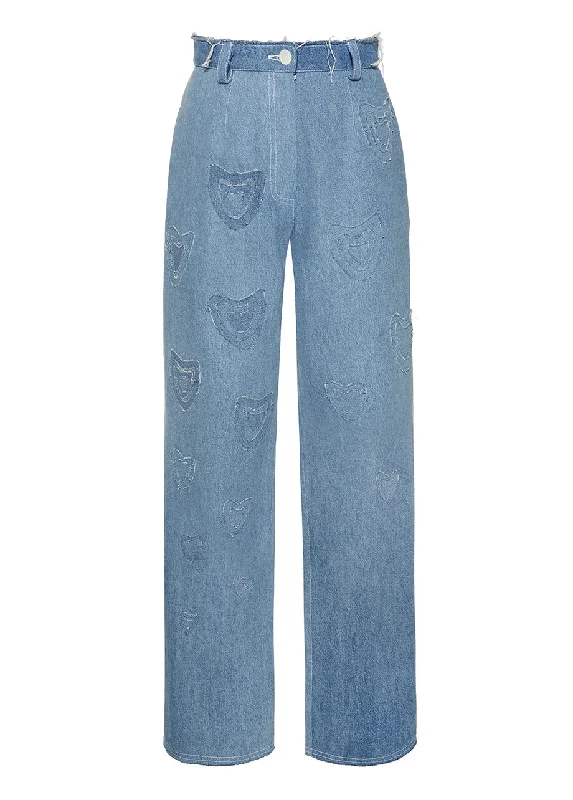HEARTS DENIM PANTS Modern Bootcut Pants