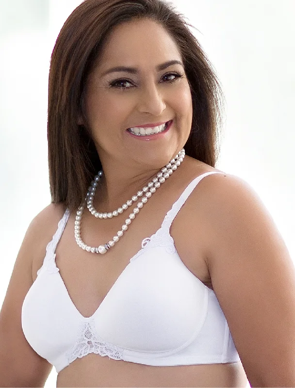 American Breast Care 105 Petite T-Shirt Bra White | White Post Surgery Bra | White Pocketed Mastectomy Bras Thin T-Shirt Open Front Quick Dry American Breast Care 105 Petite T-Shirt Bra White | White Post Surgery Bra | White Pocketed Mastectomy Bras Thin T-Shirt Open Front Quick Dry