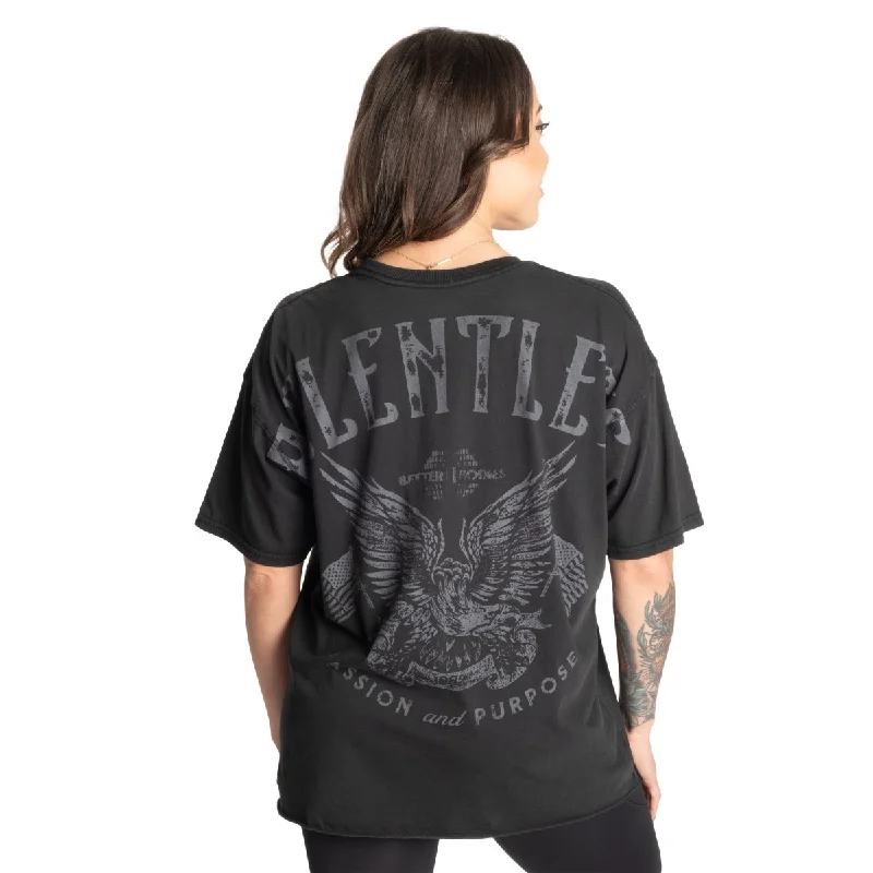 Better Bodies Relentless Oversize Tee - Washed Black Cashmere Blend Cotton Blend Poly Blend Better Bodies Relentless Oversize Tee - Washed Black Cashmere Blend Cotton Blend Poly Blend