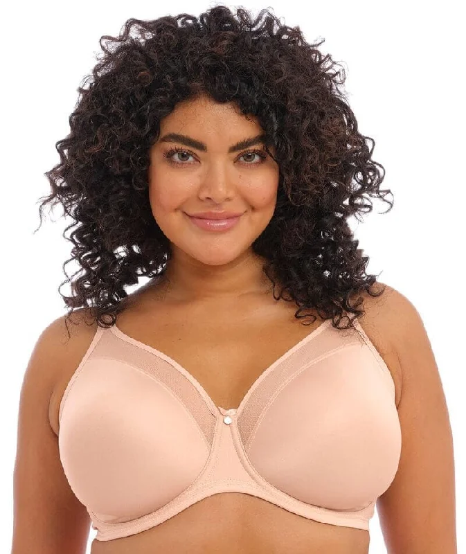 Elomi Smooth Underwire Moulded T-Shirt Bra - Sahara Notch Collar Peter Pan Collar Cowl Neck Elomi Smooth Underwire Moulded T-Shirt Bra - Sahara Notch Collar Peter Pan Collar Cowl Neck