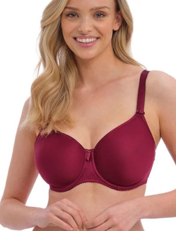 Fantasie Rebecca Essentials Underwire Moulded Bra, Berry | Berry Molded Bra | Berry T-Shirt Bra | Berry Fantasie Bra Collared Crew Neck Turtle Neck Fantasie Rebecca Essentials Underwire Moulded Bra, Berry | Berry Molded Bra | Berry T-Shirt Bra | Berry Fantasie Bra Collared Crew Neck Turtle Neck