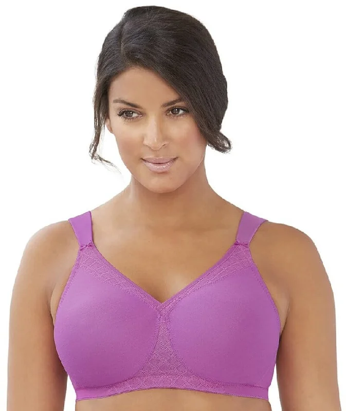 Glamorise MagicLift Seamless Support Wire-free T-Shirt Bra - Rose Mesh Fabric Canvas Fabric Denim Fabric Glamorise MagicLift Seamless Support Wire-free T-Shirt Bra - Rose Mesh Fabric Canvas Fabric Denim Fabric