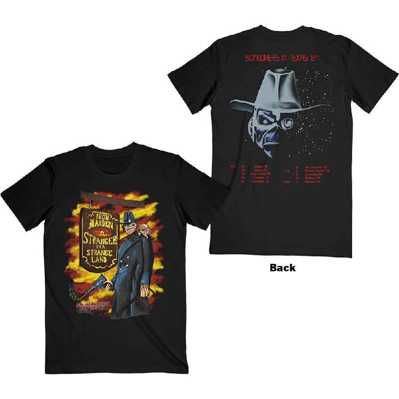 Iron Maiden | Official Band T-Shirt | Stranger In A Strange Land (Back Print) Anti-Shrink Durable Soft Iron Maiden | Official Band T-Shirt | Stranger In A Strange Land (Back Print) Anti-Shrink Durable Soft