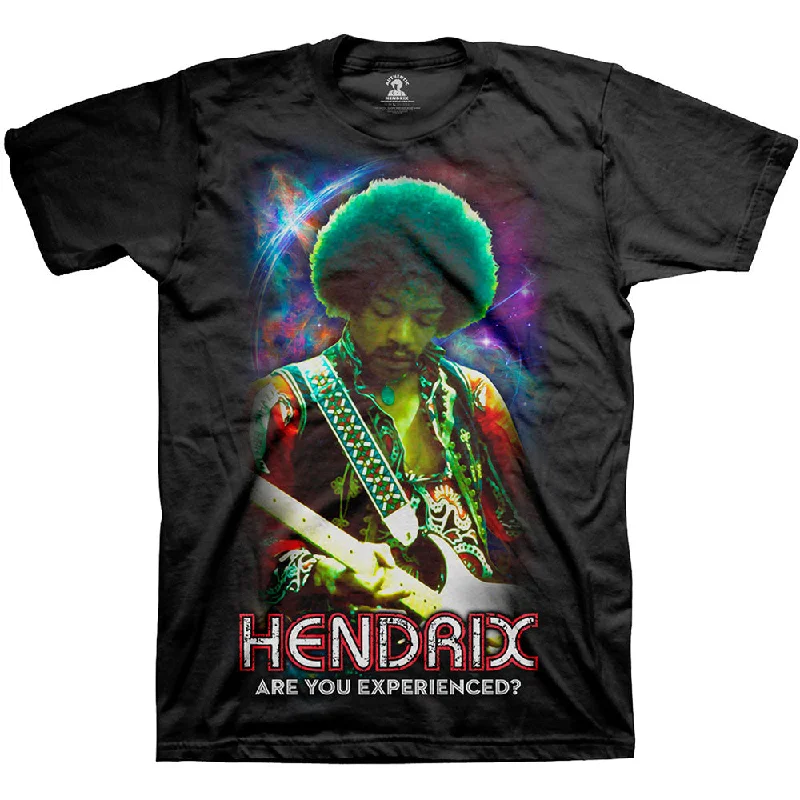 Jimi Hendrix | Official Band T-Shirt | Cosmic Front Pockets Side Pockets Patch Pockets Jimi Hendrix | Official Band T-Shirt | Cosmic Front Pockets Side Pockets Patch Pockets