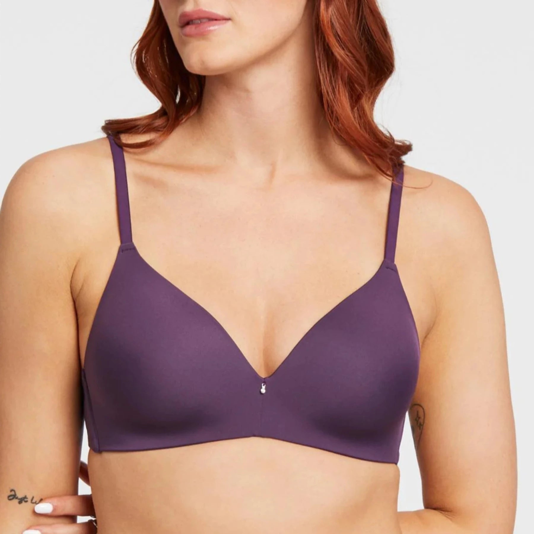 Wire Free T-Shirt Bra 9317 - Pinot Rayon Velvet Corduroy