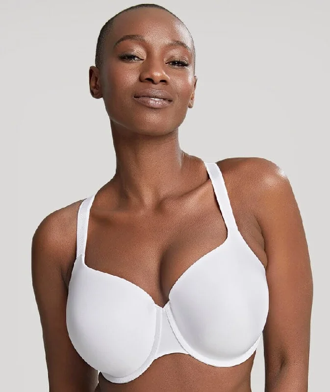 Panache Porcelain Elan Moulded Underwired T-Shirt Bra - White Casual Formal Business Panache Porcelain Elan Moulded Underwired T-Shirt Bra - White Casual Formal Business