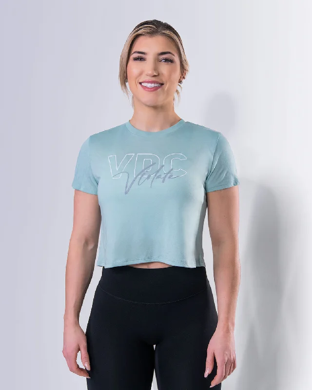 Vital Soft Teal T-Shirt Fitted T-Shirt Seamless Stretchy
