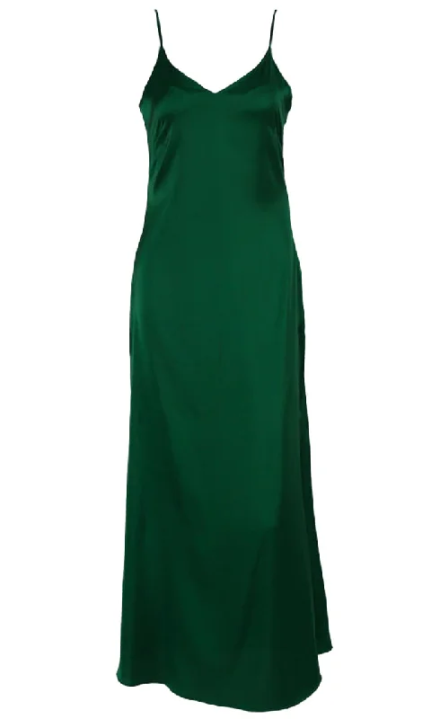 Jealous Much<br><span> Green Satin Sleeveless Spaghetti Strap V Neck Maxi Dress</span> Comfortable Bohemian Maxi Dress Jealous Much<br><span> Green Satin Sleeveless Spaghetti Strap V Neck Maxi Dress</span> Comfortable Bohemian Maxi Dress
