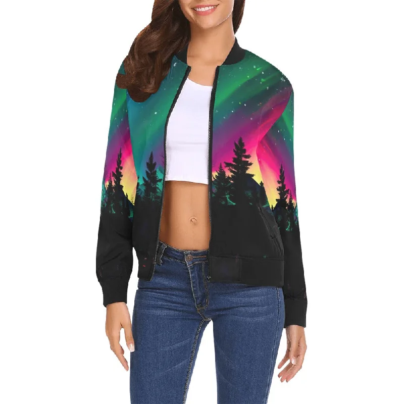 Aurora Medicine Animal 4 Bomber Jacket for Women Striped Jacket Polka Dot Jacket Floral Jacket Aurora Medicine Animal 4 Bomber Jacket for Women Striped Jacket Polka Dot Jacket Floral Jacket