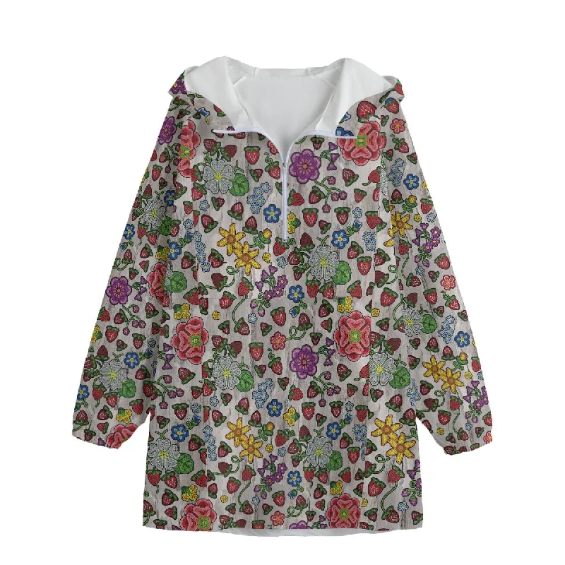Berry Pop Bright Birch Unisex Windbreaker Long Jacket Satin Fabric Silk Fabric Chiffon Fabric Berry Pop Bright Birch Unisex Windbreaker Long Jacket Satin Fabric Silk Fabric Chiffon Fabric