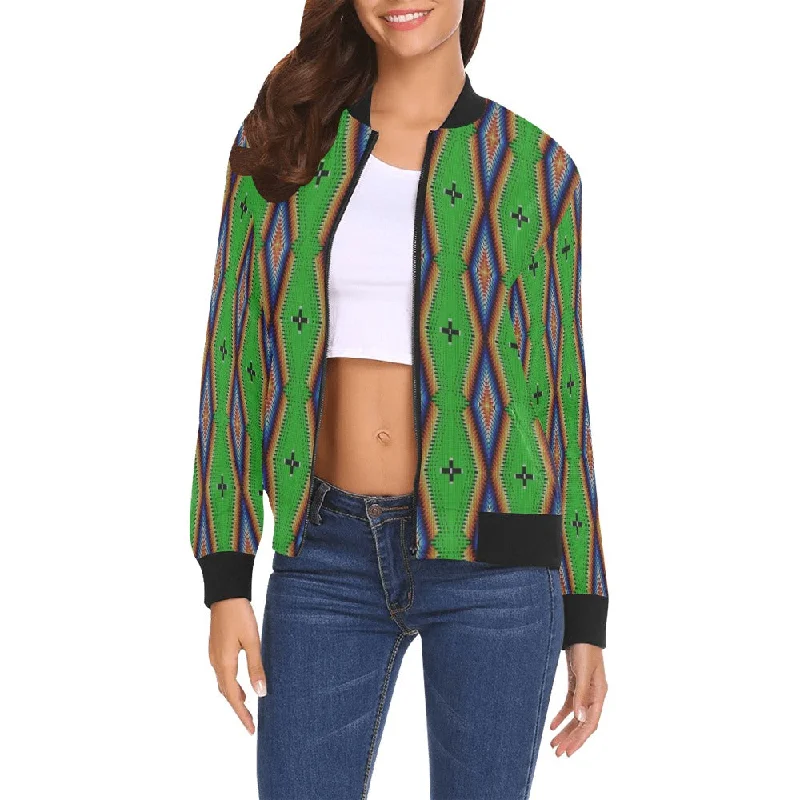 Diamond in the Bluff Lime All Over Print Bomber Jacket for Women Embroidered Jacket Appliqued Jacket Beaded Jacket Diamond in the Bluff Lime All Over Print Bomber Jacket for Women Embroidered Jacket Appliqued Jacket Beaded Jacket