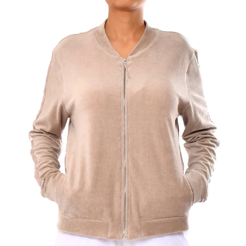 Hanro Favourites Zip Jacket Nightwear Desert Grey Front Pockets Side Pockets Patch Pockets Hanro Favourites Zip Jacket Nightwear Desert Grey Front Pockets Side Pockets Patch Pockets