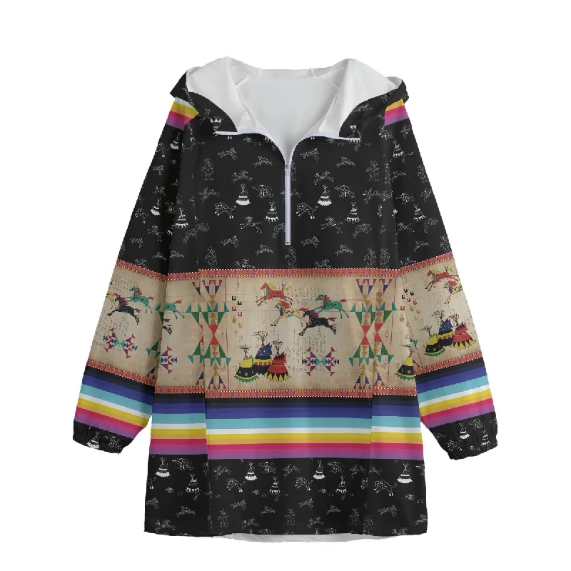 Horses Running Black Sky Unisex Windbreaker Long Jacket Cotton Jacket Linen Jacket Terry Jacket Horses Running Black Sky Unisex Windbreaker Long Jacket Cotton Jacket Linen Jacket Terry Jacket