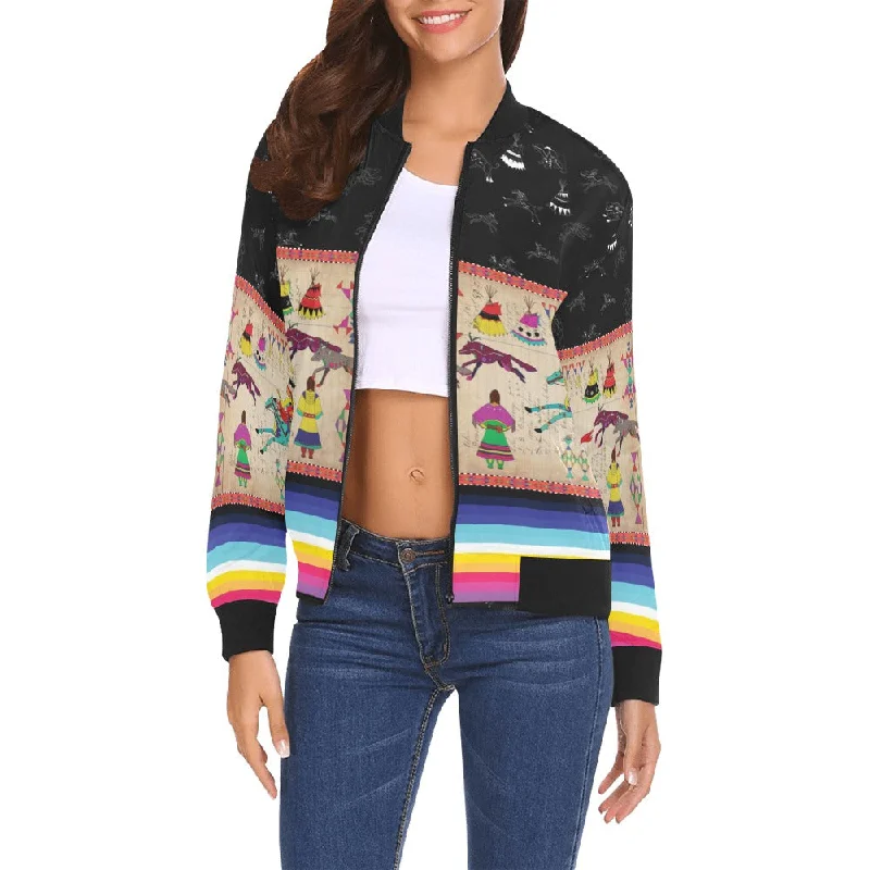 Ledger Village Midnight Bomber Jacket for Women Rayon Fabric Velvet Fabric Corduroy Fabric Ledger Village Midnight Bomber Jacket for Women Rayon Fabric Velvet Fabric Corduroy Fabric