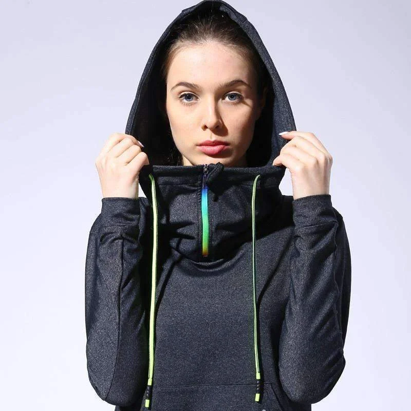 Women Outdoor Sport Loose Jackets Yoga Fitness Long Sleeve Running Cool Hoodies Spring Autumn Shirt Breathable Hooded Sweater Satin Jacket Silk Jacket Chiffon Jacket Women Outdoor Sport Loose Jackets Yoga Fitness Long Sleeve Running Cool Hoodies Spring Autumn Shirt Breathable Hooded Sweater Satin Jacket Silk Jacket Chiffon Jacket