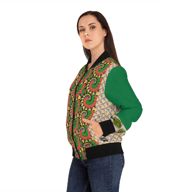 Women's Bomber Jacket (AOP) Coiled V-Neck Jacket Boat Neck Jacket Square Neck Jacket Women's Bomber Jacket (AOP) Coiled V-Neck Jacket Boat Neck Jacket Square Neck Jacket