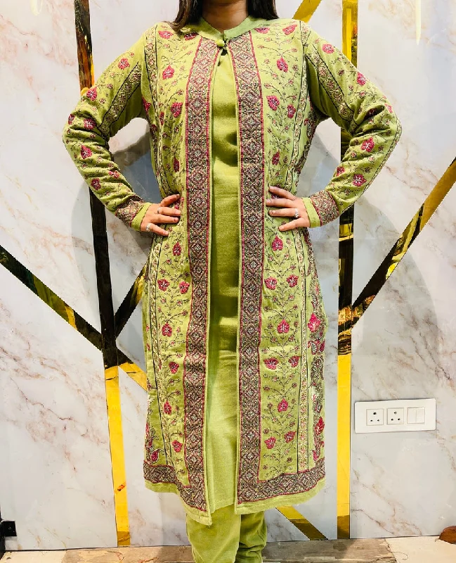 Beautiful Kashmiri winter 🥶 Ready made jacket suit Striped Jacket Polka Dot Jacket Floral Jacket Beautiful Kashmiri winter 🥶 Ready made jacket suit Striped Jacket Polka Dot Jacket Floral Jacket