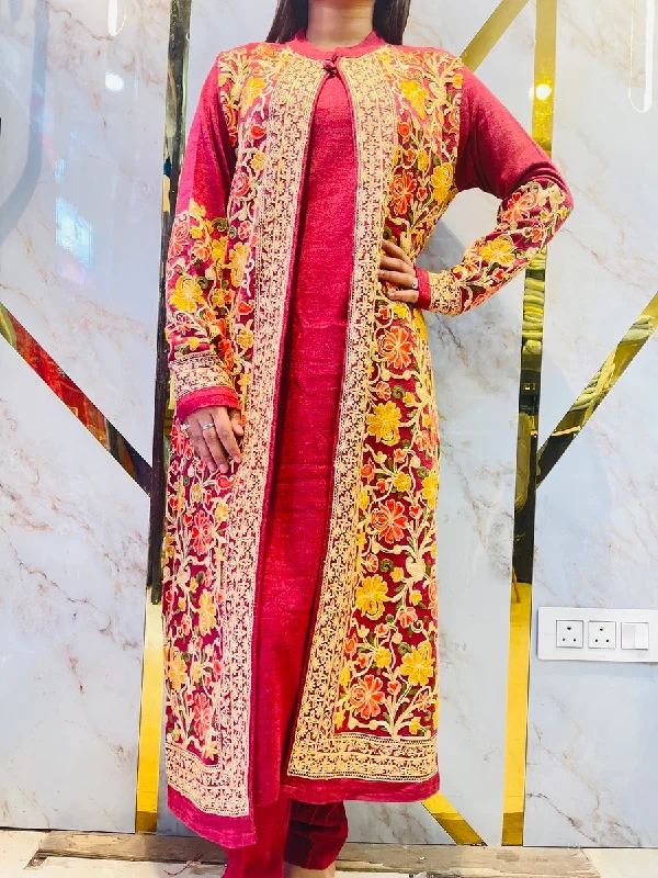 Beautiful Kashmiri winter 🥶 Ready made jacket suit Striped Jacket Polka Dot Jacket Floral Jacket Beautiful Kashmiri winter 🥶 Ready made jacket suit Striped Jacket Polka Dot Jacket Floral Jacket