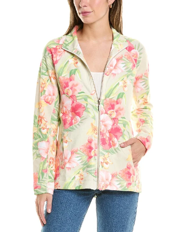 Tommy Bahama Aruba Fleur De Lei Full Zip Jacket Fleece Fabric Down Fabric Feather Fabric Tommy Bahama Aruba Fleur De Lei Full Zip Jacket Fleece Fabric Down Fabric Feather Fabric