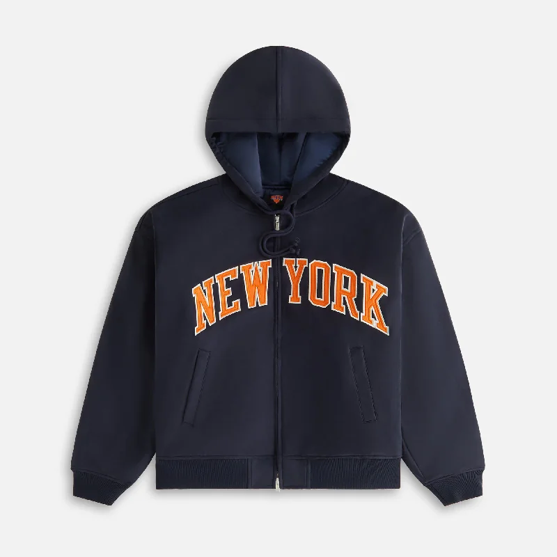 Kith Women for the New York Knicks Hooded Jacket - Nocturnal Mesh Jacket Canvas Jacket Denim Jacket Kith Women for the New York Knicks Hooded Jacket - Nocturnal Mesh Jacket Canvas Jacket Denim Jacket