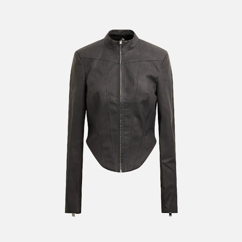 MISBHV Faded Faux Leather Jacket - Black Plaid Jacket Tartan Jacket Houndstooth Jacket MISBHV Faded Faux Leather Jacket - Black Plaid Jacket Tartan Jacket Houndstooth Jacket