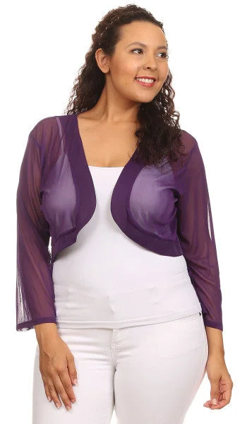 Purple Sheer Bolero Chiffon 3/4 Length Purple Chiffon Bolero Jacket Cotton Jacket Linen Jacket Terry Jacket Purple Sheer Bolero Chiffon 3/4 Length Purple Chiffon Bolero Jacket Cotton Jacket Linen Jacket Terry Jacket