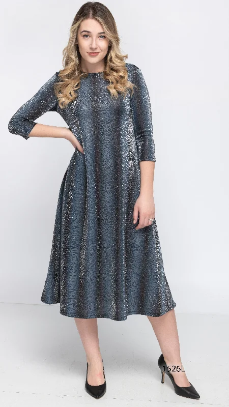 Metallic Blue Leopard
