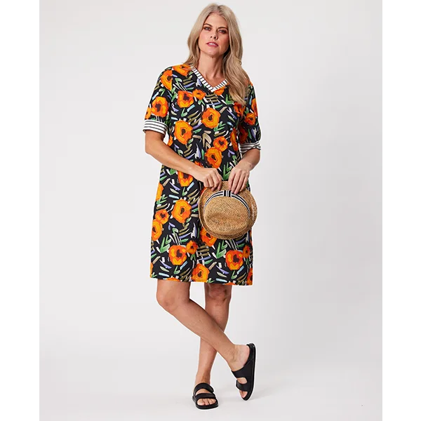 Tiffany Tunic Dress Black