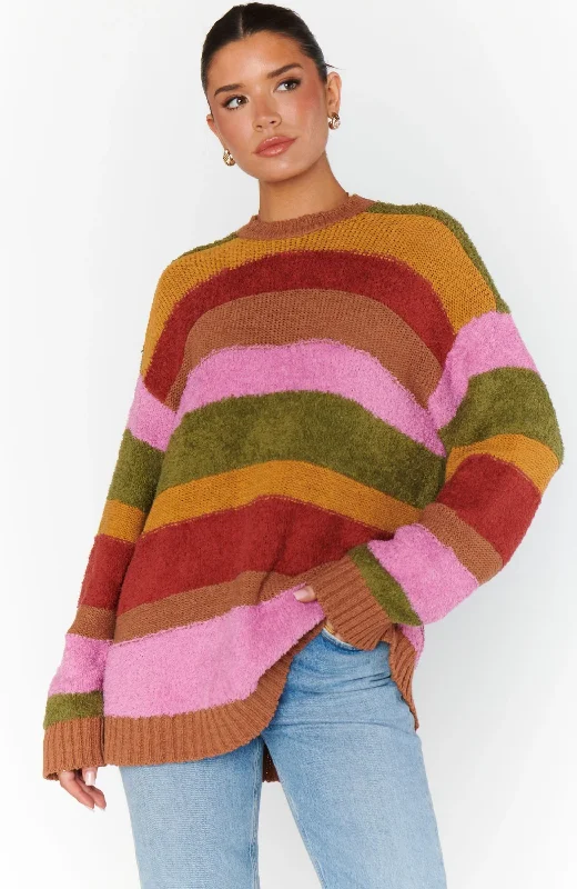 Show Me Your Mumu - Chilly Sweater Graphic Sweater Embroidered Appliqued