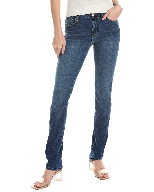 7 For All Mankind Kimmie New Luxe Duc Form Fitted Straight Leg Jean Comfortable Straight-Legged Denim 7 For All Mankind Kimmie New Luxe Duc Form Fitted Straight Leg Jean Comfortable Straight-Legged Denim