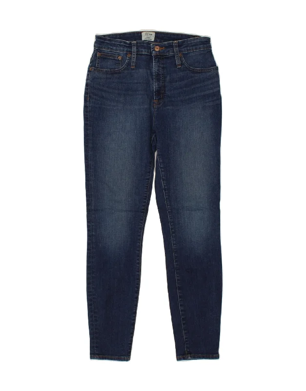 J. CREW Womens Toothpick Curvy Skinny Jeans W29 L28 Navy Blue Cotton Comfortable Mid-Rise Jeans J. CREW Womens Toothpick Curvy Skinny Jeans W29 L28 Navy Blue Cotton Comfortable Mid-Rise Jeans