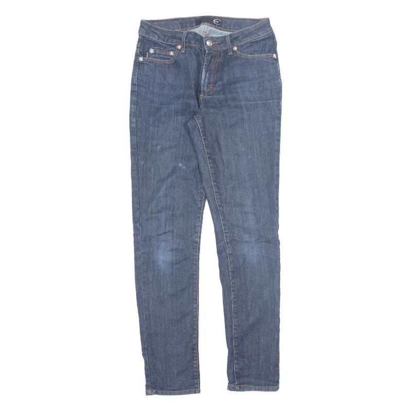 JUST CAVALLI Womens Jeans Blue Regular Skinny Stone Wash W27 L30 Stylish Plus Size Denim Jeans JUST CAVALLI Womens Jeans Blue Regular Skinny Stone Wash W27 L30 Stylish Plus Size Denim Jeans