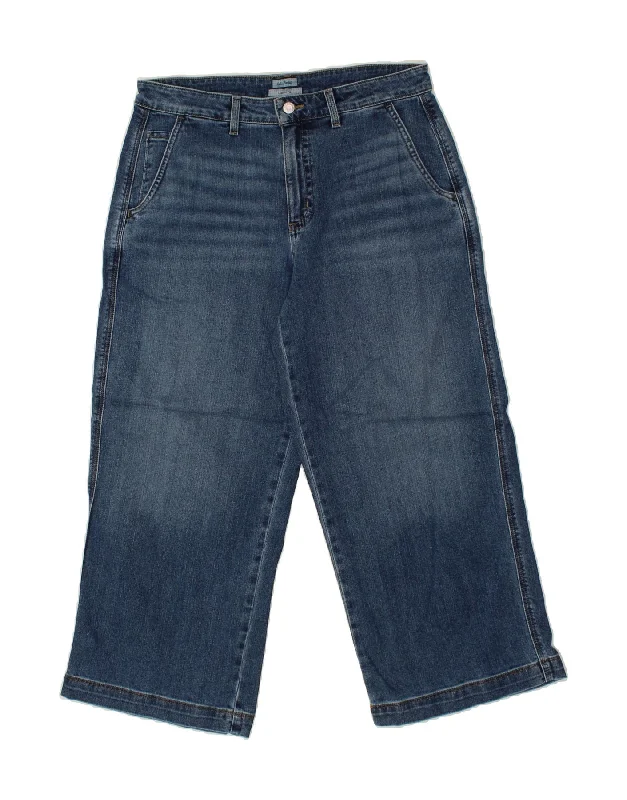 L.L.BEAN Womens Classic Fit Cropped Jeans US 16 2XL W34 L25 Blue Cotton Casual Straight-Leg Jeans L.L.BEAN Womens Classic Fit Cropped Jeans US 16 2XL W34 L25 Blue Cotton Casual Straight-Leg Jeans