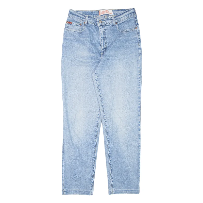 LEE COOPER Womens Jeans Blue Regular Tapered Stone Wash W28 L28 Trendy Skinny High-Waist Jeans LEE COOPER Womens Jeans Blue Regular Tapered Stone Wash W28 L28 Trendy Skinny High-Waist Jeans