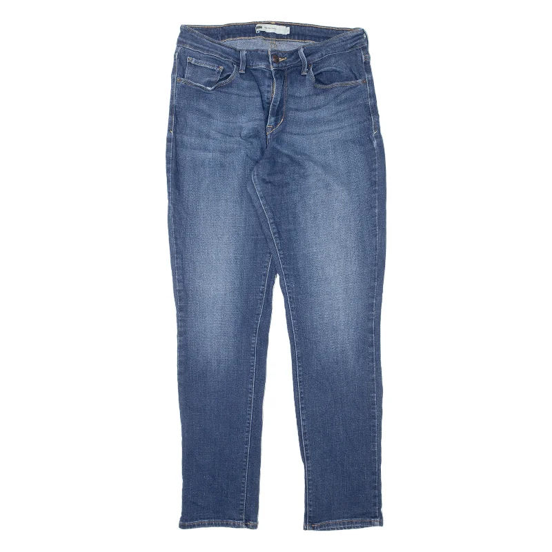 LEVI'S Mid Rise Womens Jeans Blue Slim Skinny Stone Wash W30 L32 Casual Light Wash Jeans LEVI'S Mid Rise Womens Jeans Blue Slim Skinny Stone Wash W30 L32 Casual Light Wash Jeans