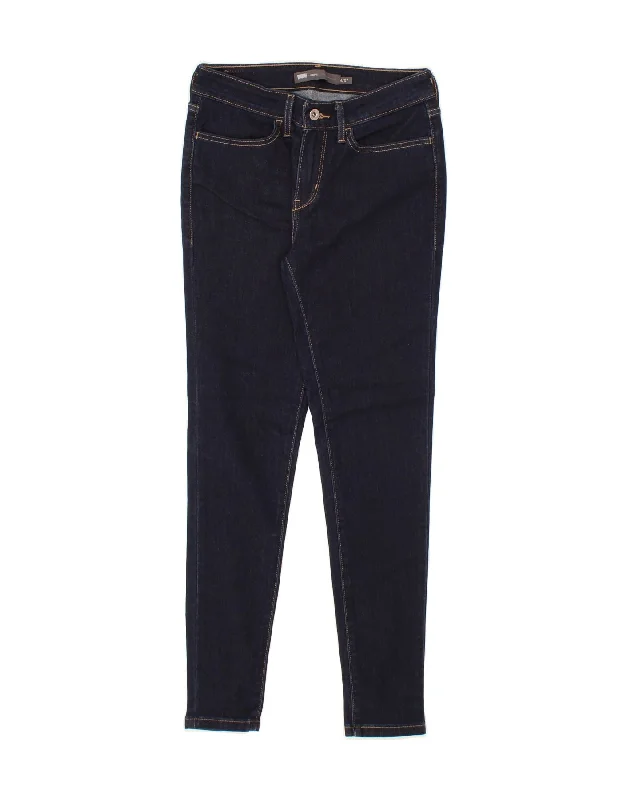 LEVI'S Womens Jegging Jeans US 4 Small W27 L29 Navy Blue Cotton Casual Distressed Denim Jeans LEVI'S Womens Jegging Jeans US 4 Small W27 L29 Navy Blue Cotton Casual Distressed Denim Jeans