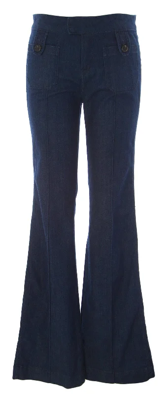 RAVEN Women's Blue Denim Bliss Wash Kaela Mid Rise Flared Jeans Sz 27 NWT Stylish High-Waist Jeans RAVEN Women's Blue Denim Bliss Wash Kaela Mid Rise Flared Jeans Sz 27 NWT Stylish High-Waist Jeans